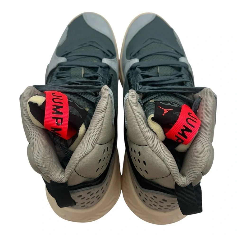 Jordan Delta Mid Basketball Shoes Men's‎ Size 8 Hasta/Bright Crimson DC2130-300